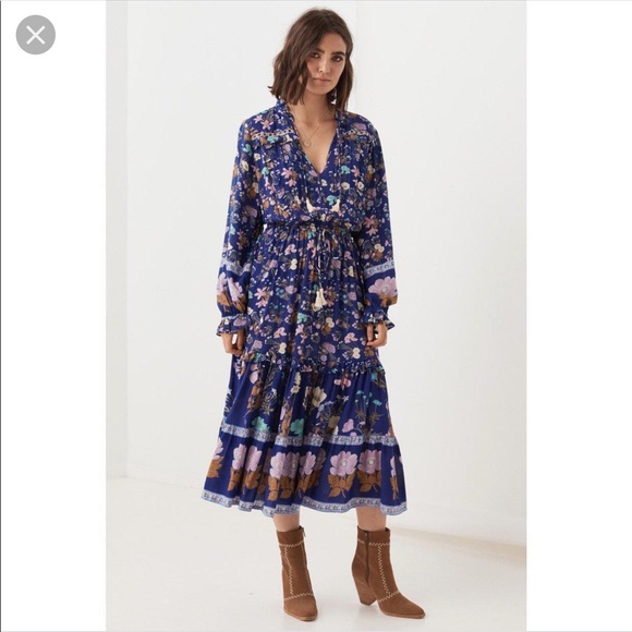 spell wild bloom midi